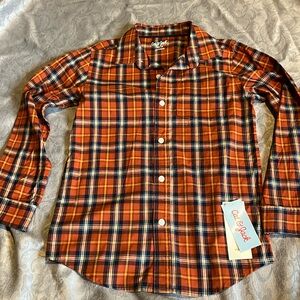 Plaid kids shirt